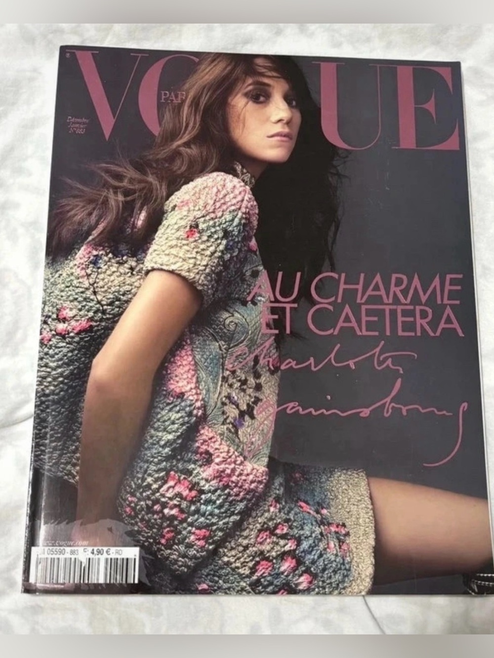 Vogue Paris Dec 2007 Jan 2008 magazine